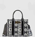Wrangler Black & White Tribal‑Pattern Handbag