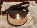 Anne Klein Brown Woven Crossbody Bag