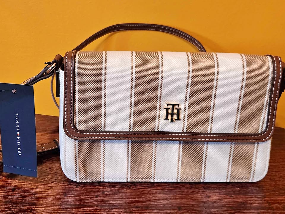 Tommy Hilfiger Striped Crossbody Bag