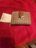 Anne Klein Monogram Wallet with AK Charm