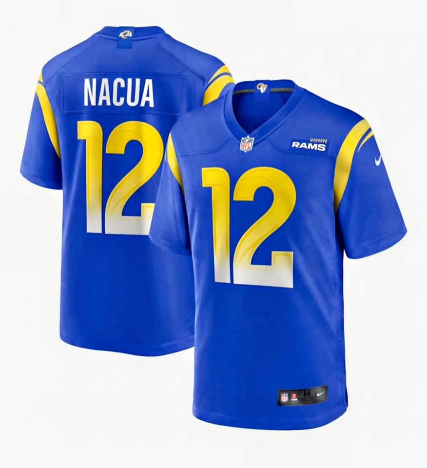 NFL Rams Nacua #12 Jersey
