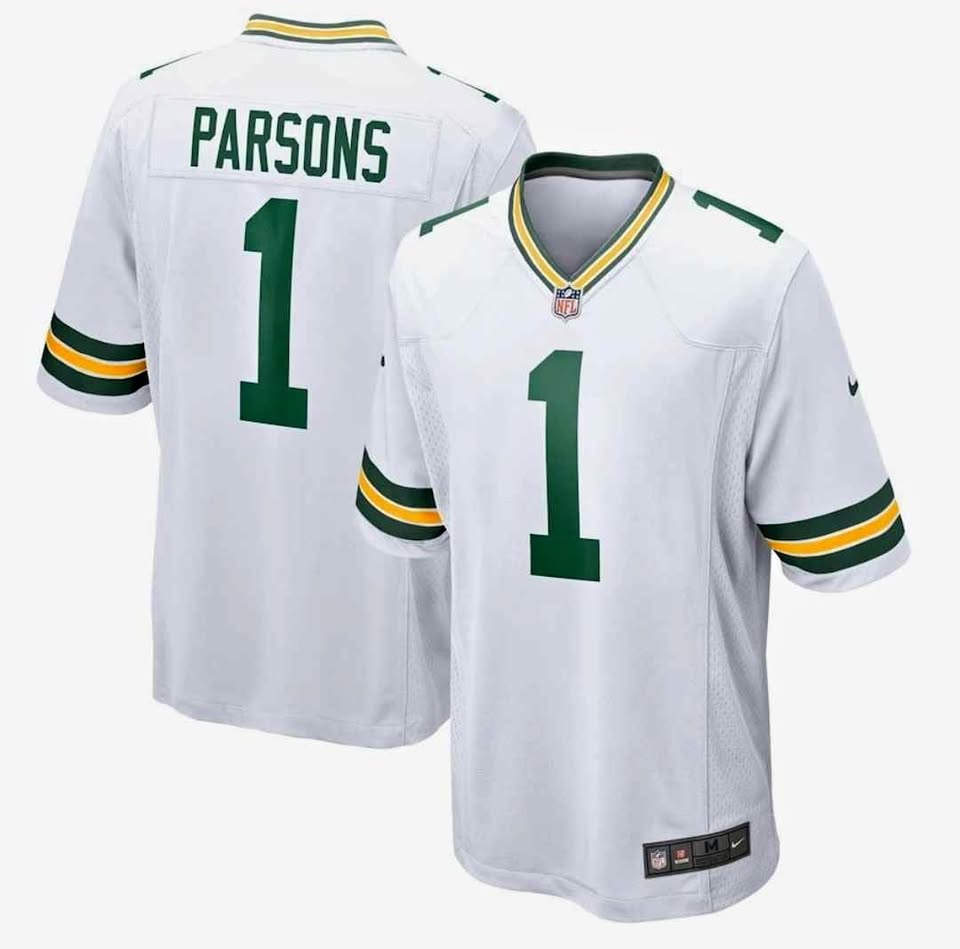 Nike Green Bay Packers Parsons #1 Jersey