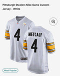 Nike Pittsburgh Steelers Metcalf #4 Game Jersey