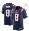 New England Patriots Diggs #8 NFL Nike Jersey