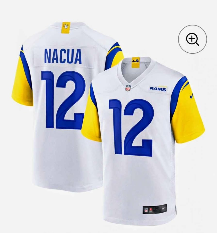 Nike Los Angeles Rams Nacua #12 Jersey