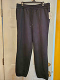Men's Black Fleece Wall Joggers