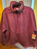 Men's Bass Outdoor Burgundy Quarter-Zip Pullover