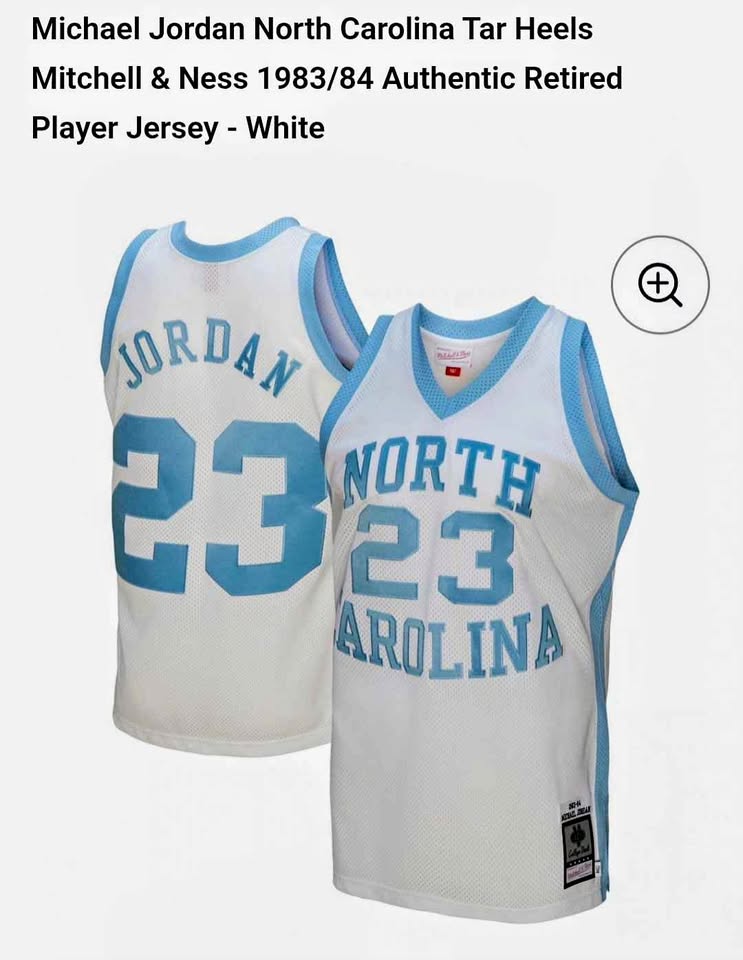 Jordan #23 UNC Basketball Jersey
