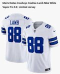 Nike CeeDee Lamb #88 Dallas Cowboys F.U.S.E. Limited