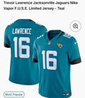 Trevor Lawrence #16 Jacksonville Jaguars Nike Jersey