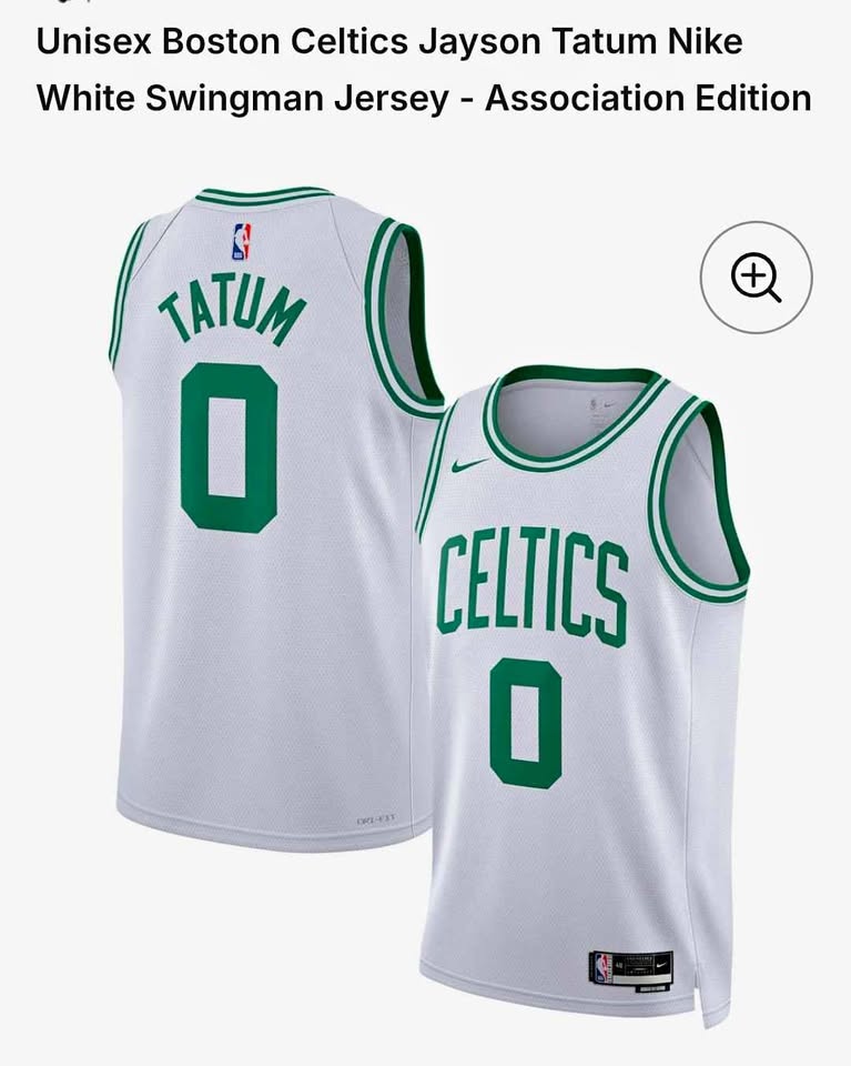 Nike Jayson Tatum #0 Celtics Jersey