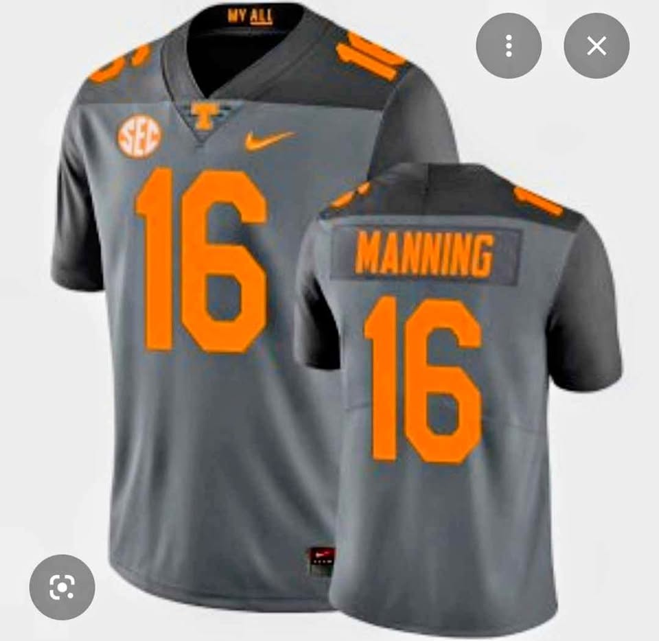 Nike Tennessee Volunteers Manning #16 Jersey