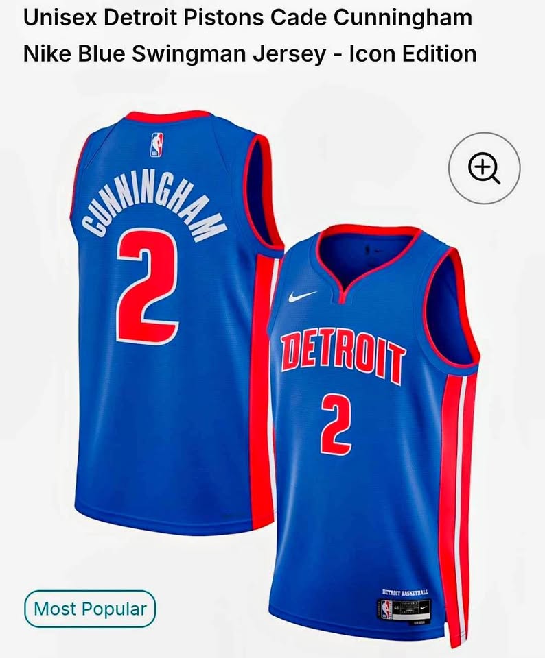 Cade Cunningham #2 Pistons Nike Swingman Jersey