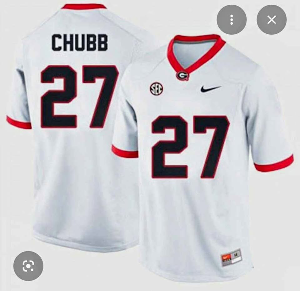 Nike Georgia Bulldogs Chubb #27 Football Jersey