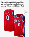 Tyrese Maxey #0 76ers Jordan Brand Swingman Jersey