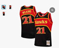 Mitchell & Ness Dominique Wilkins #21 Hawks Hardwood Classics Jersey