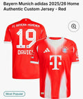 Adidas Bayern Munich Jersey #10