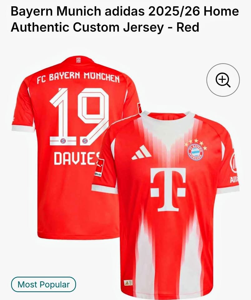 Adidas Bayern Munich Jersey #10