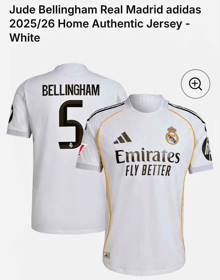 Jude Bellingham #5 Madrid Adidas Jersey