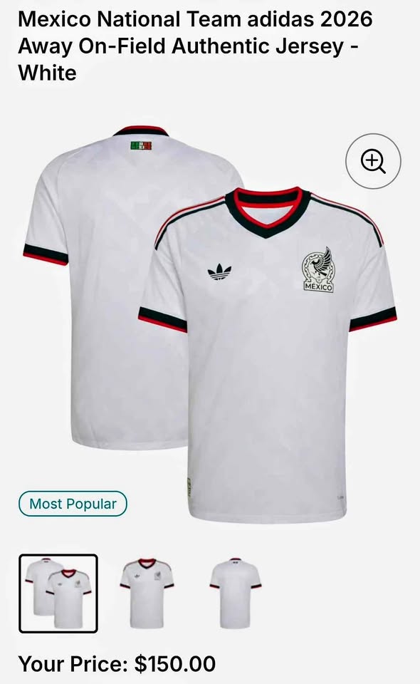 Adidas 2026 Mexico National Team Jersey