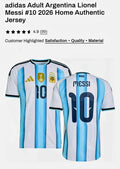 Adidas Argentina Lionel Messi #10 2026 Jersey