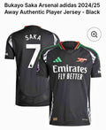 Adidas Bukayo Saka Arsenal #7 2024/25 Away Jersey