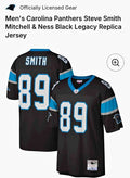 Mitchell & Ness Carolina Panthers Steve Smith #89 Legacy Jersey