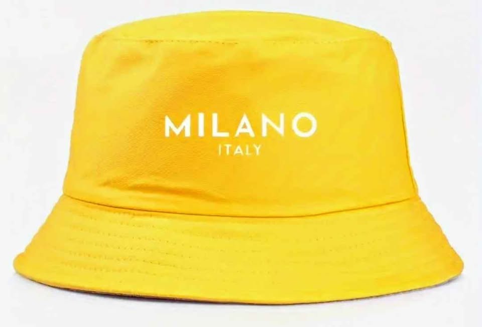 Milano Italy Yellow Bucket Hat