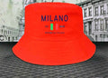 Red Milano Italian Bucket Hat