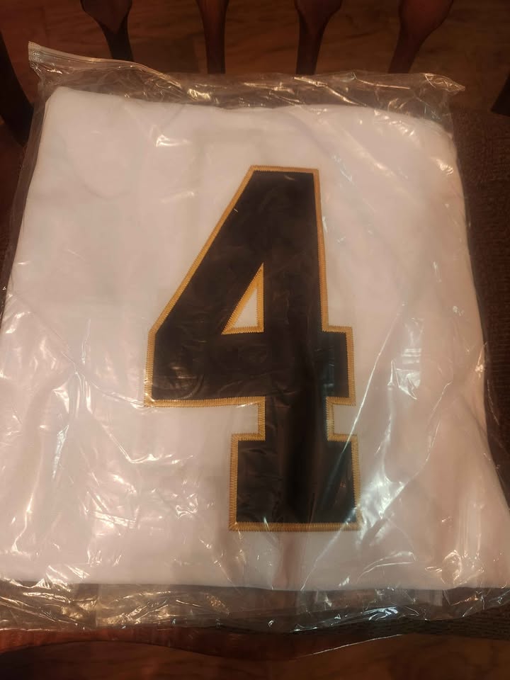 Nike Notre Dame 2024 Gold Vapor Jeremiyah Love #4 Jersey