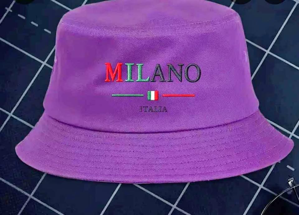 Purple Milano Italia Bucket Hat