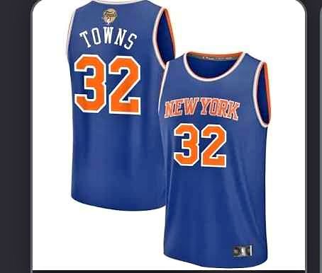 Nike New York Knicks Towns #32 2026Finals Basketball Jersey