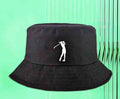 Black Golf Bucket Hat