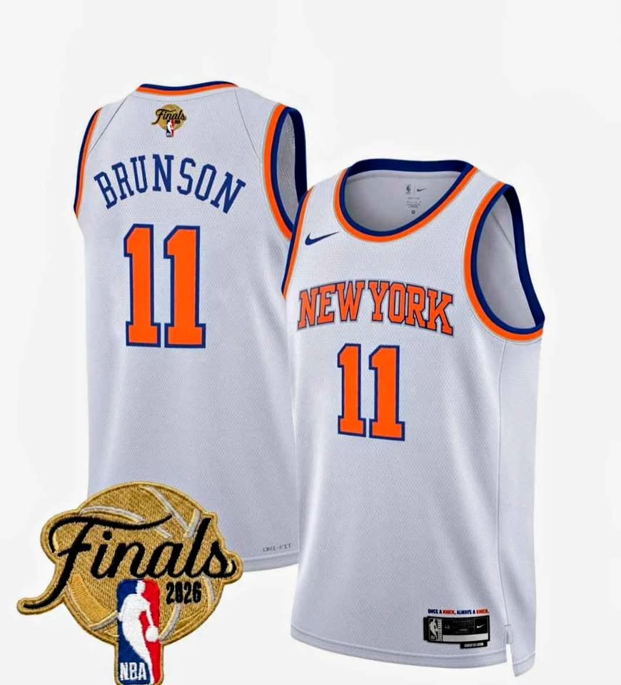 Nike New York Knicks Brunson #11 Finals 2026 Jersey