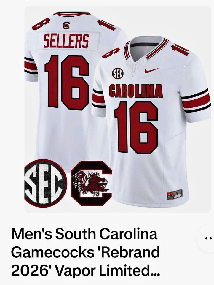 South Carolina Gamecocks LaNorris Sellers #16 Jersey