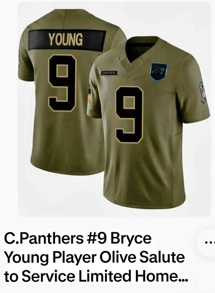 Carolina Panthers #9 Bryce Young Salute to Service Limited Jersey