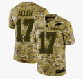 Nike Buffalo Bills Josh Allen #17 Salute to Service Camo Jersey