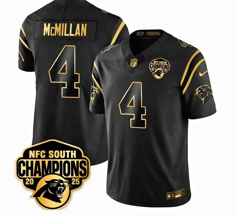 Nike Carolina Panthers Tetairoa McMillan #4 Jersey