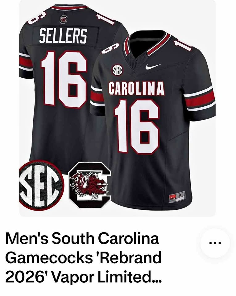 South Carolina Gamecocks LaNorris Sellers #16 Vapor Limited Jersey