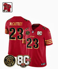 Nike San Francisco 49ers Christian McCaffrey #23 80th Anniversary Jersey