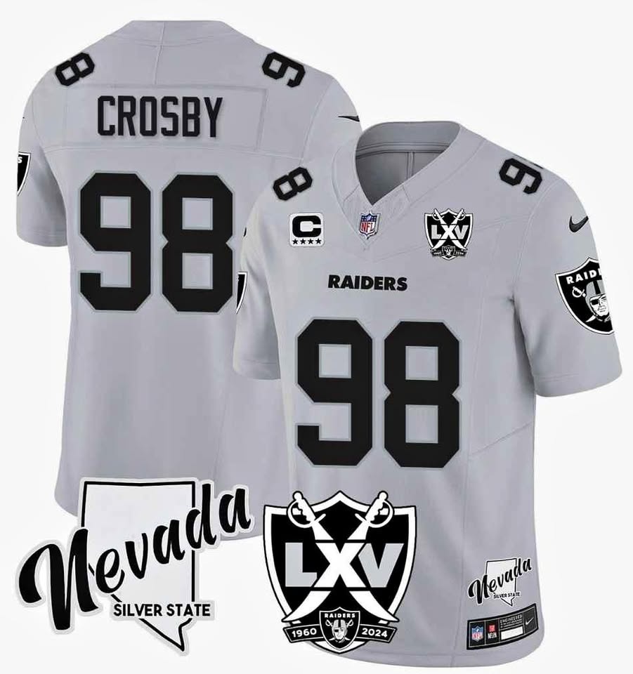 Nike Las Vegas Raiders Maxx Crosby #98 Jersey