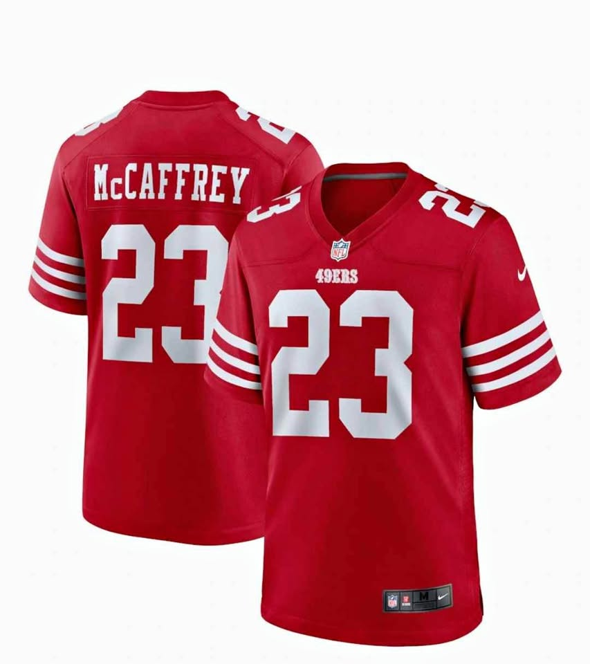 San Francisco 49ers Christian McCaffrey #23 Red Jersey
