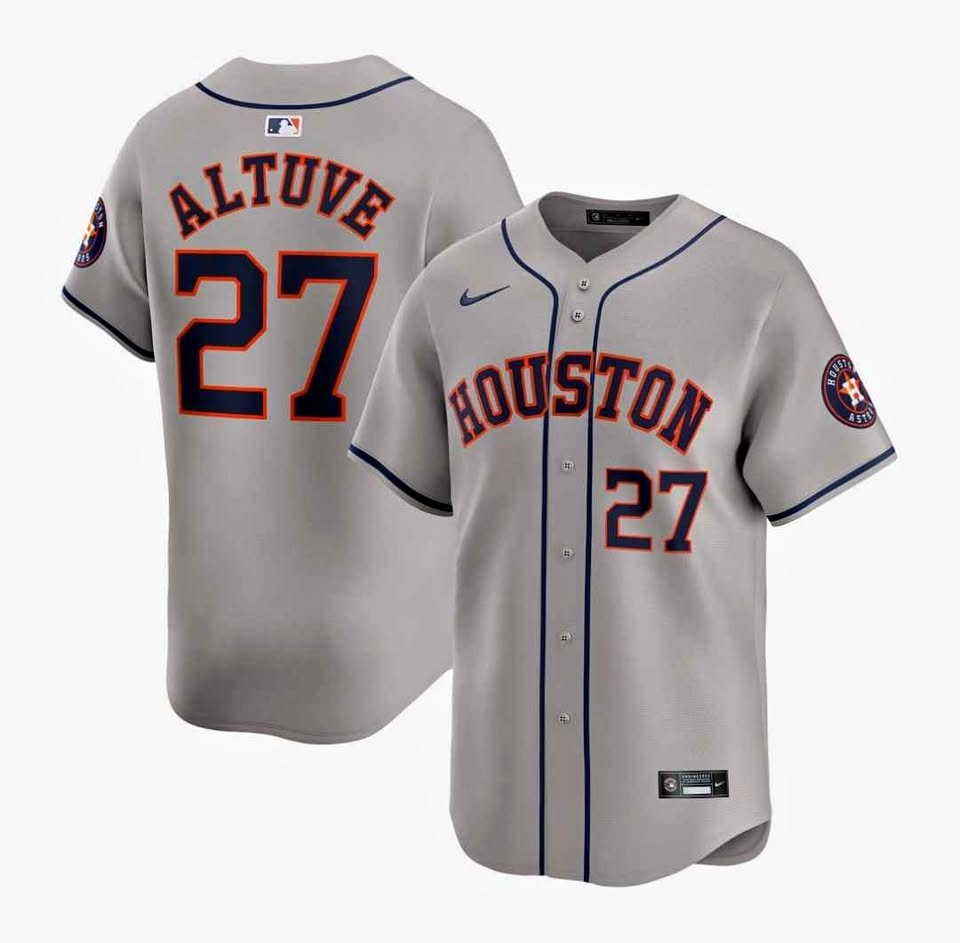 Nike Houston Astros Altuve #27 Baseball Jersey