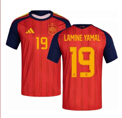 Adidas Spain Lamine Yamal #19 Jersey