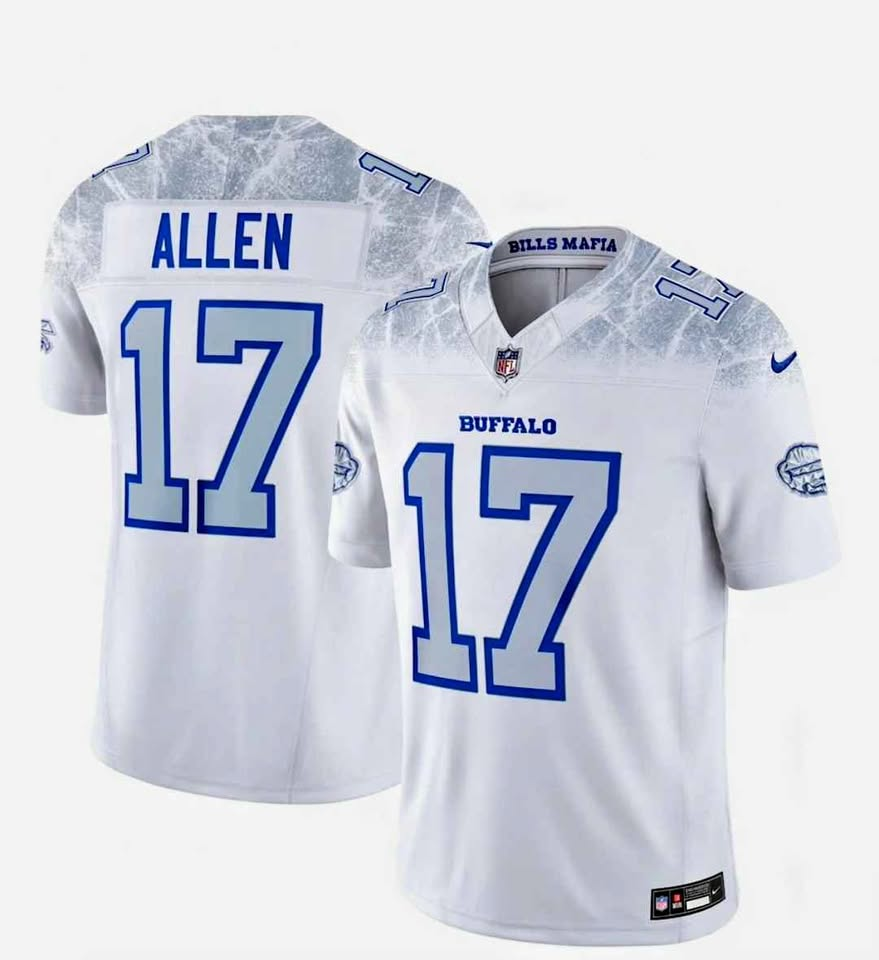 Buffalo Bills Josh Allen #17 White “Bills Mafia” Jersey