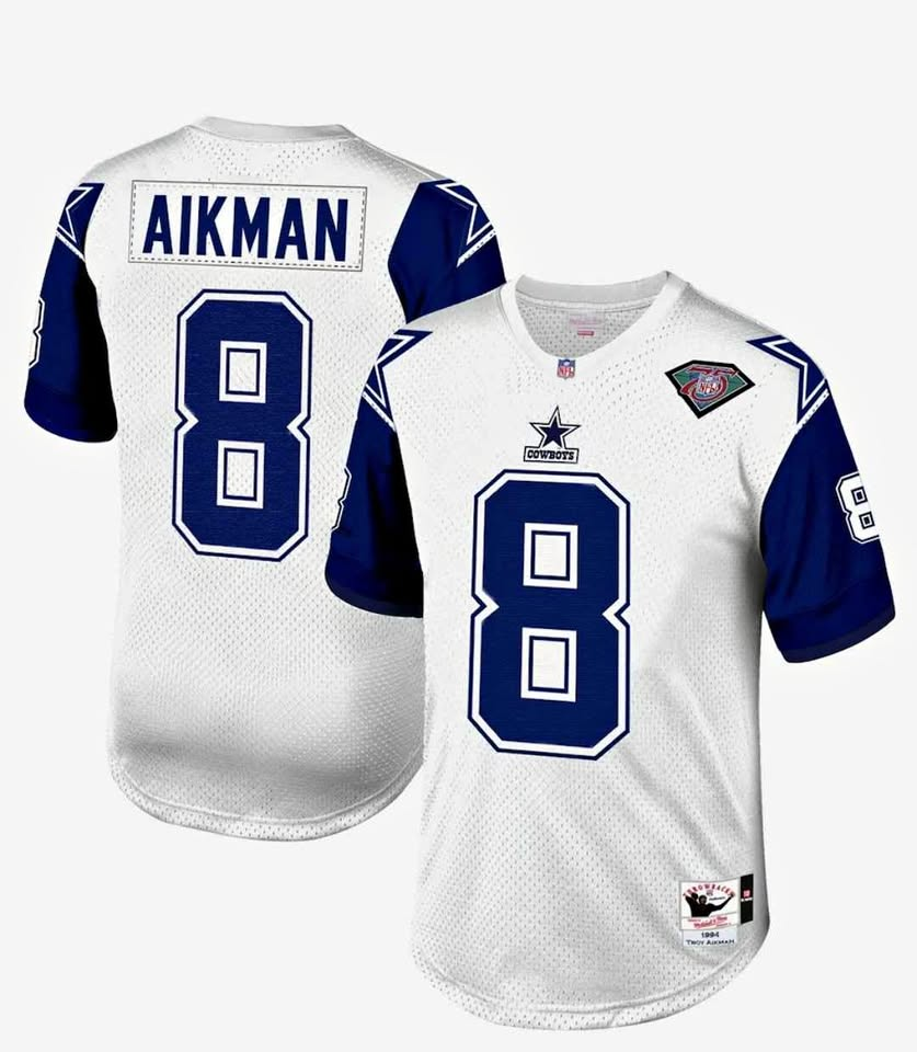 Dallas Cowboys Troy Aikman #8 Jersey