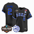 Duke Final Four Flagg #2 Black Jersey